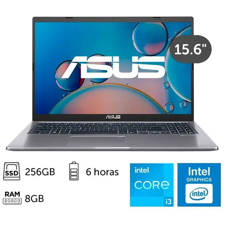 ASUS - Laptop Asus 15.6 11va gen. i3 8GB 256GB X515EA-BQ1104T