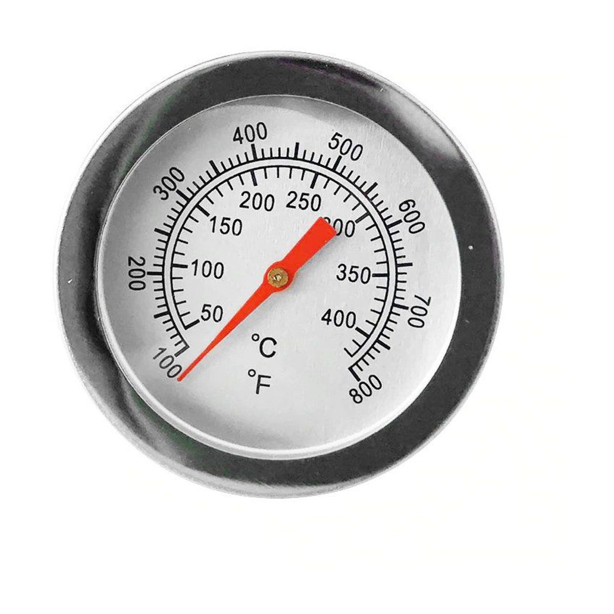 GENERICO - Termometro acero inoxidable para empotrar en horno