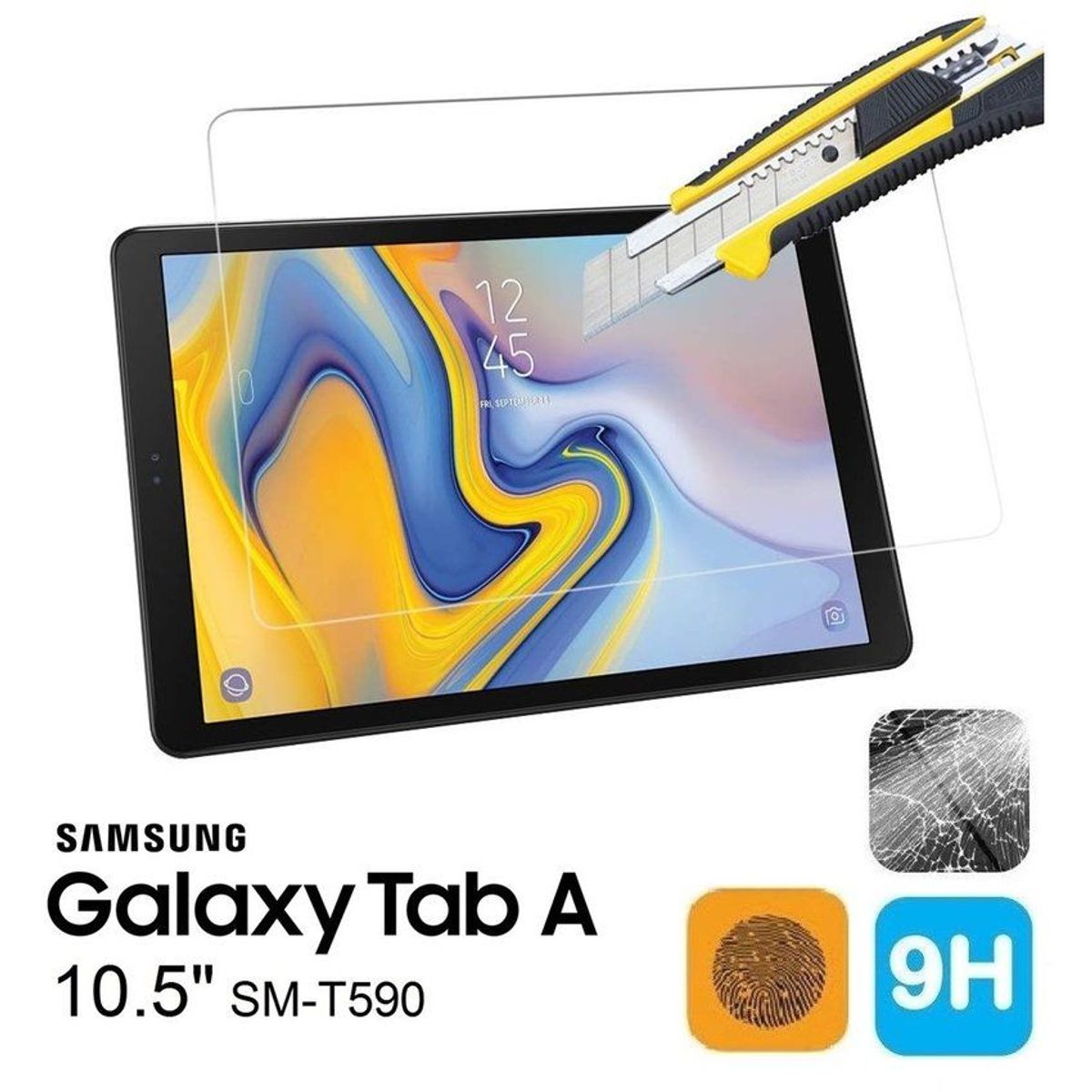 GENERICO - Mica de Vidrio Templado Protector Pantalla Samsung Tab A 10.5 SM-T590