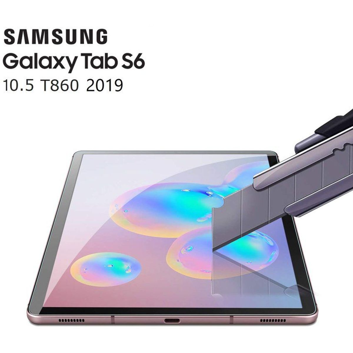 GENERICO - Mica de Vidrio Templado para Samsung Tab S6 10.5 2019 SM-T860 SM-T865