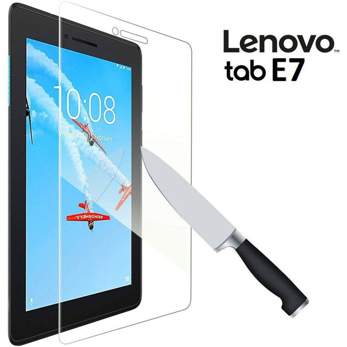 GENERICO - Lenovo Tab E7 TB-7104F Mica Vidrio Templado Protector Pantalla Lamina