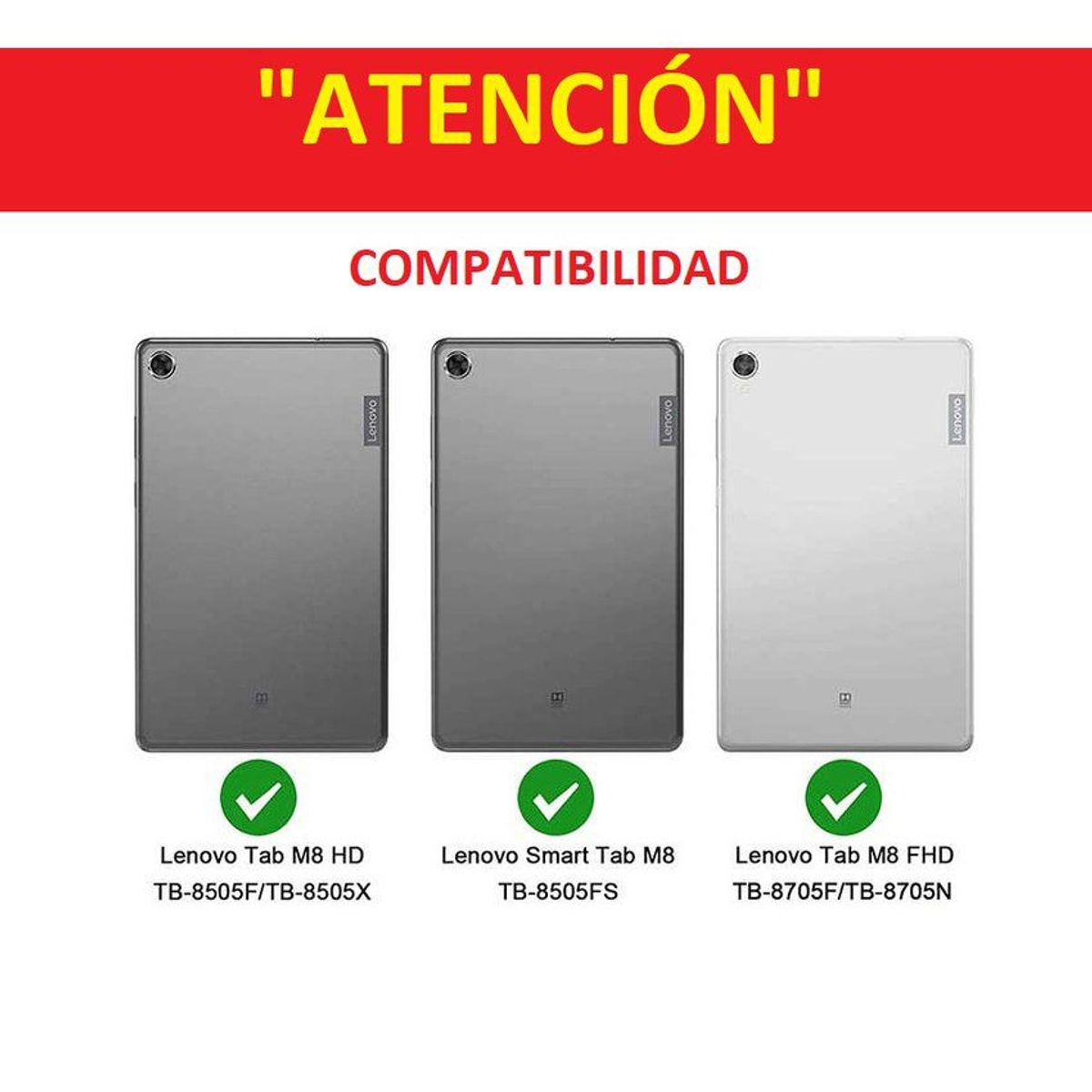 GENERICO - Funda Giratoria 360° Protector Lenovo M8 fhd 8.0 TB-8705F TB-8705N