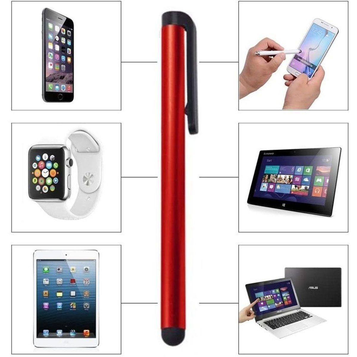 GENERICO - Stylus-lápiz-óptico-capacitivo-para-tablet-samsung-lenovo-ipad-huawei