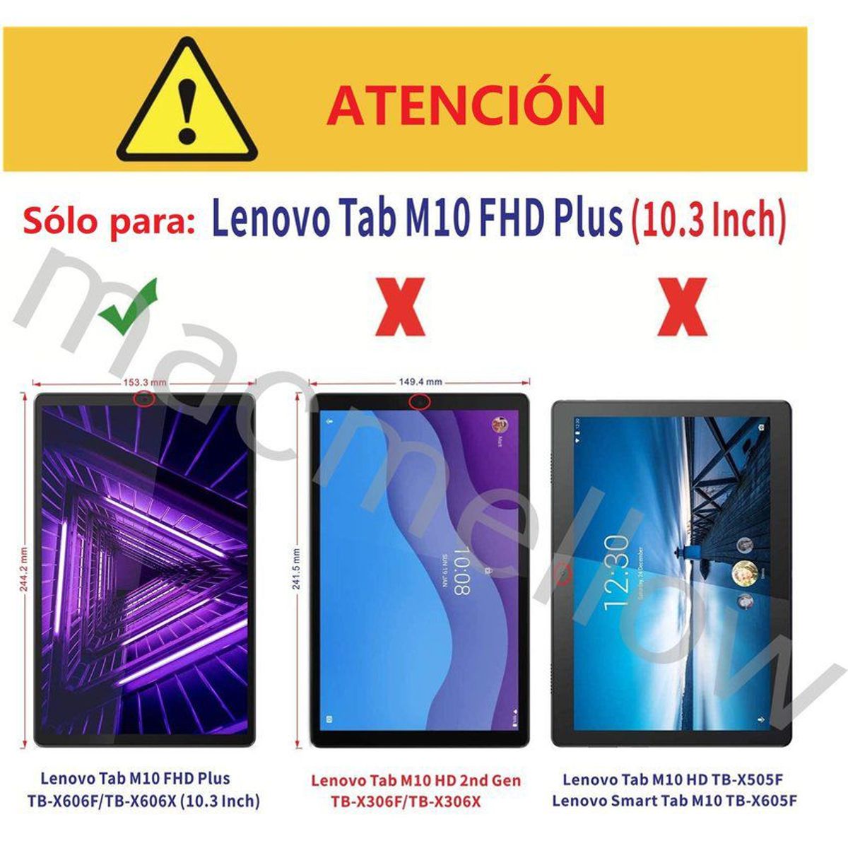 GENERICO - Funda Giro 360° Protector para Lenovo M10 Plus 10.3 TB-X606X TB-X606F