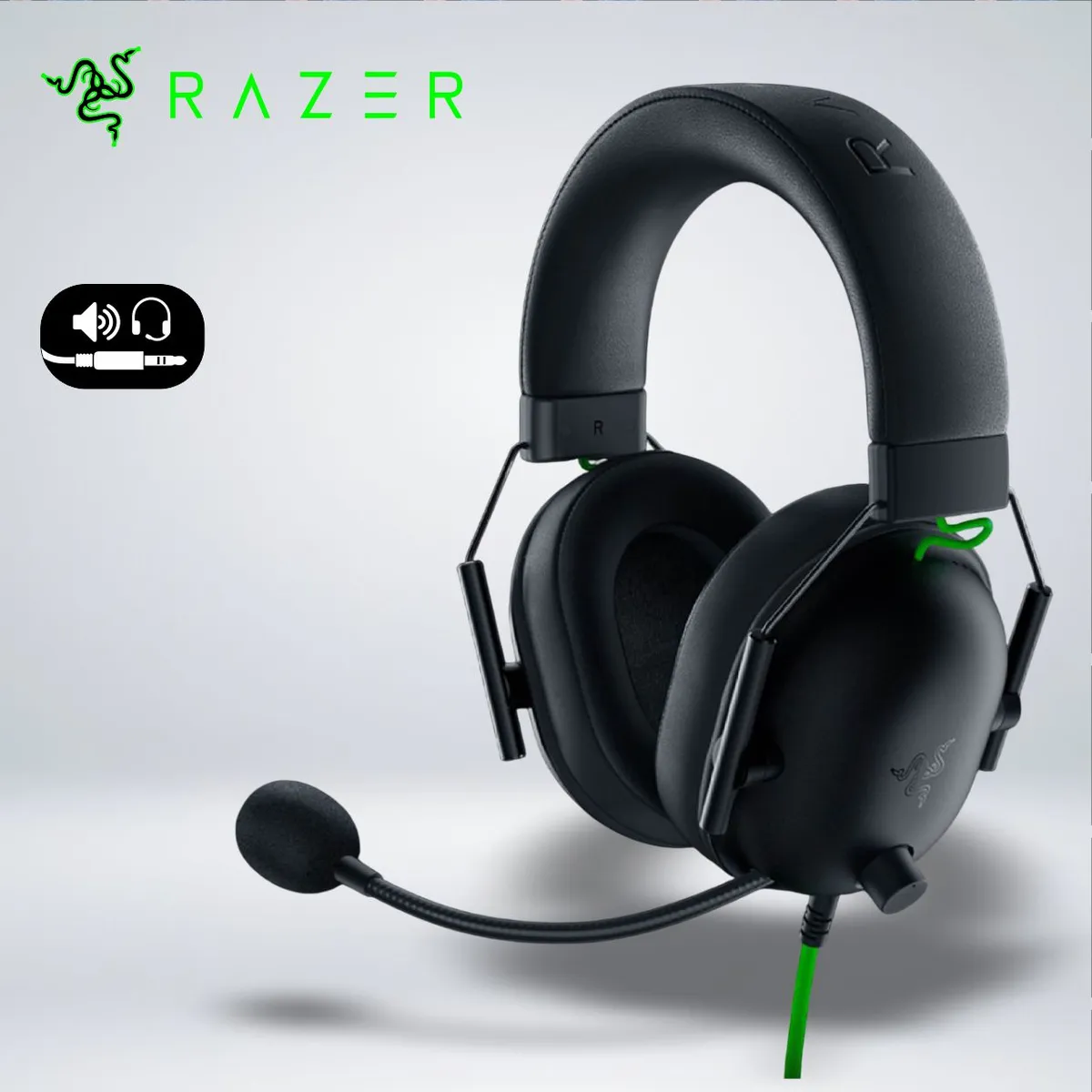 RAZER - AUDIFONO GAMER BLACKSHARK V2 X MULTIPLATAFORMA SONIDO ENVOLVENTE 7.1