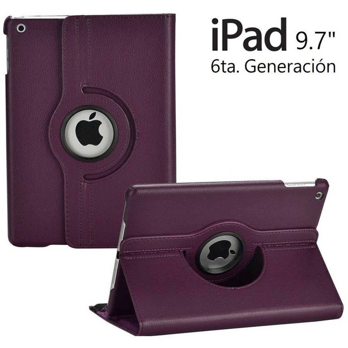 GENERICO - Funda Giratoria Cover Case Protector para iPad 9.7 2018 6ta Gen A1833