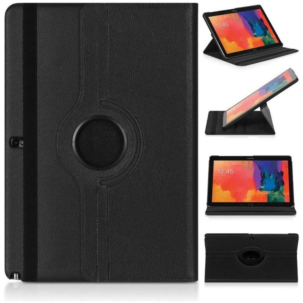 GENERICO - Funda Giratoria 360 protector forro para Samsung Note Pro 12.2 SM-P900