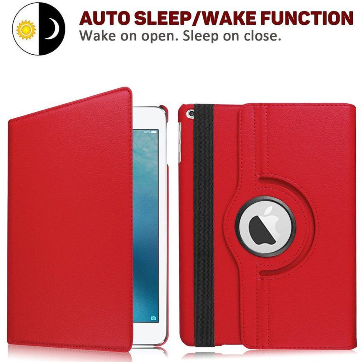 GENERICO - Funda Giratoria Cover Case para Apple iPad 9.7 2018 A1893 A1954