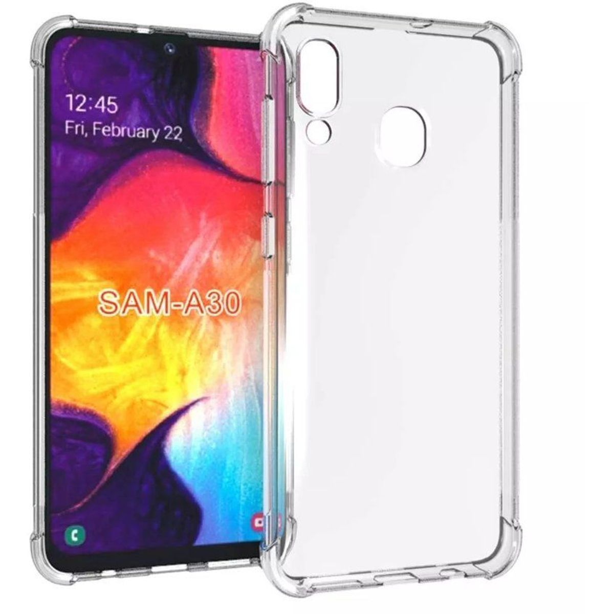 GENERICO - Funda Silicona TPU Reforzada Transparente para Samsung Galaxy A30