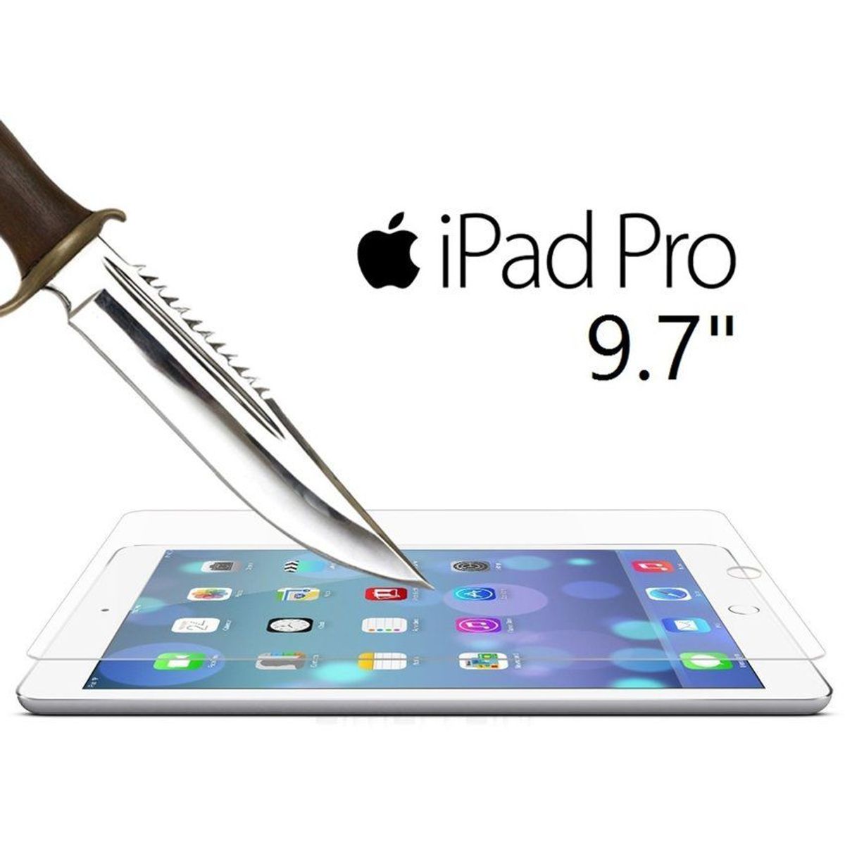 GENERICO - Mica de Vidrio Templado Protector Lamina IPad Pro 9.7 A1673 A1674