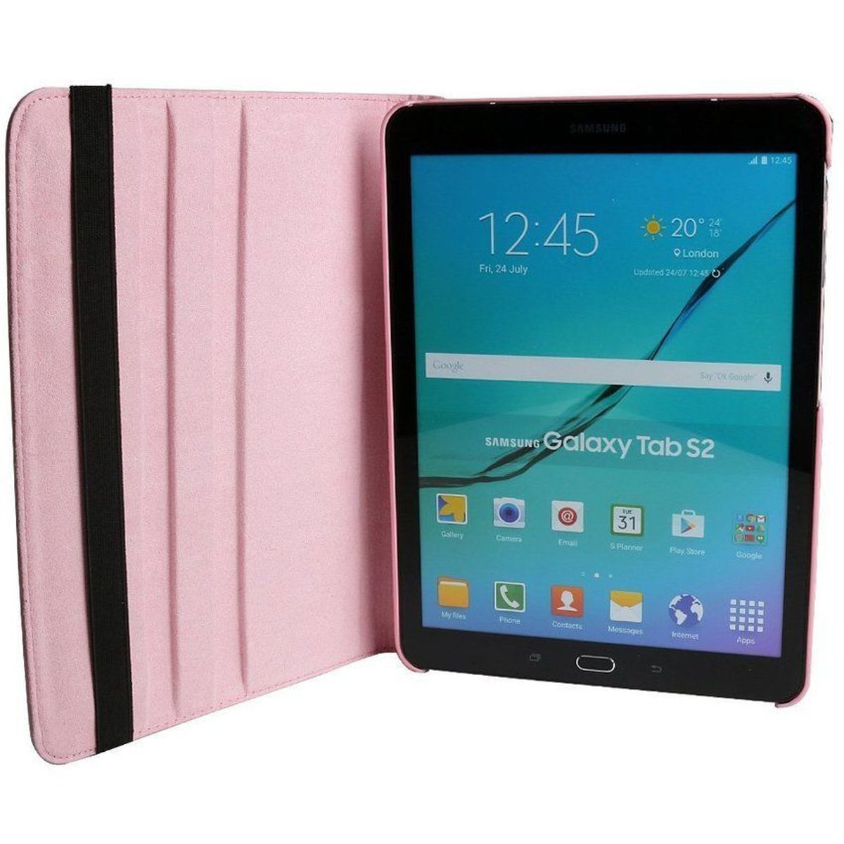GENERICO - Funda Giratoria Protector Cover para Samsung Tab S2 9.7 SM-T810