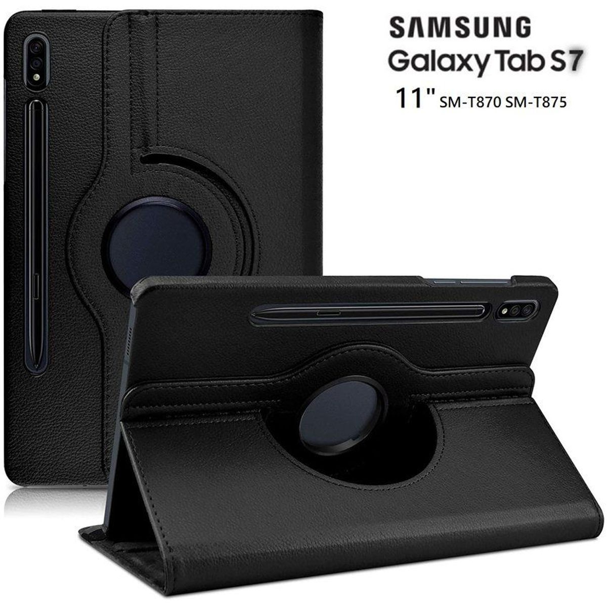 GENERICO - Funda Giratoria 360° Protector Cover para Samsung Tab S7 11 SM-T870