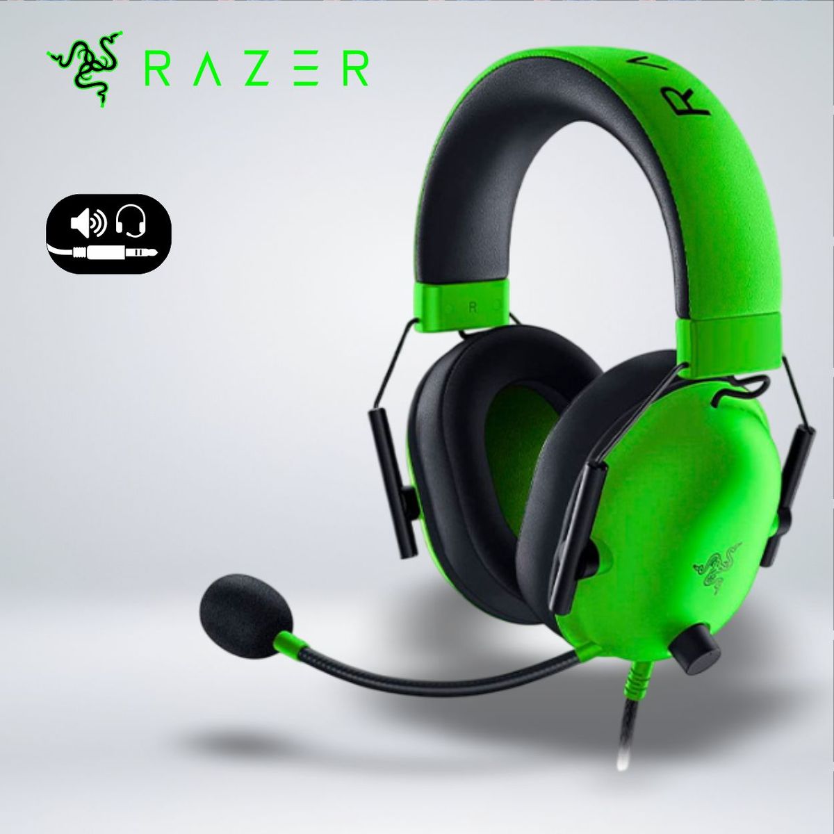 RAZER - AUDIFONO GAMER BLACKSHARK V2 X MULTIPLATAFORMA SONIDO ENVOLVENTE 7.1