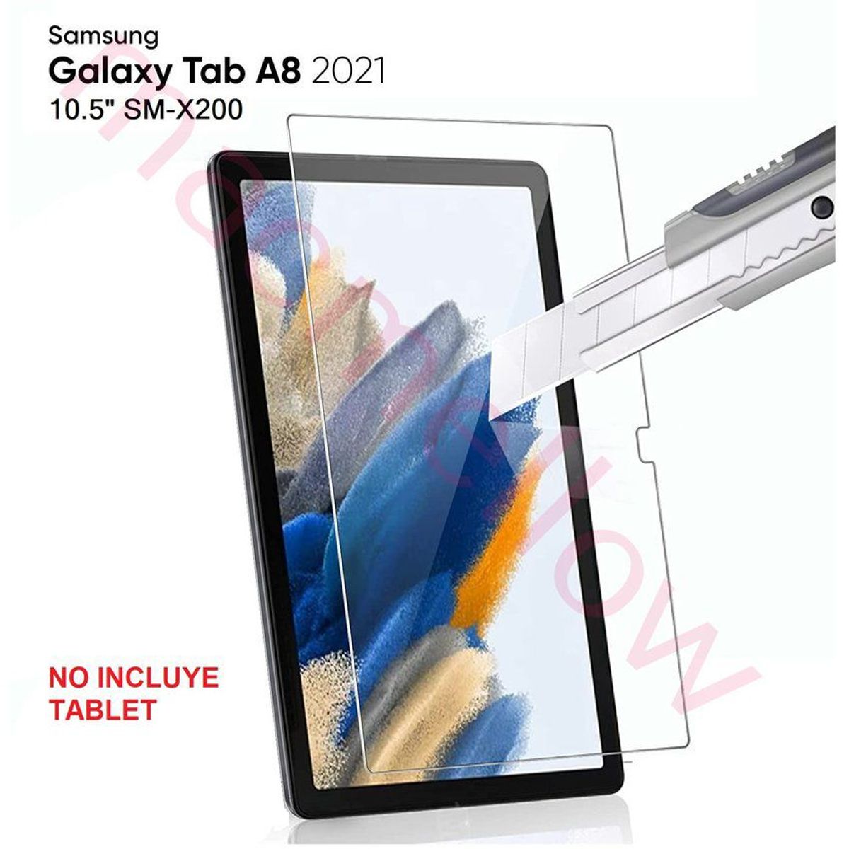 GENERICO - Mica de Vidrio Templado para Samsung Galaxy Tab A8 10.5 SM-X200 X205