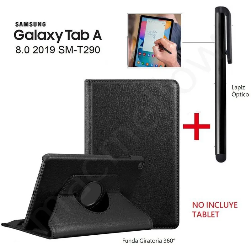 GENERICO - Funda Protectora 360° + Lapiz Optico para Samsung Tab A 8.0 SM-T290.