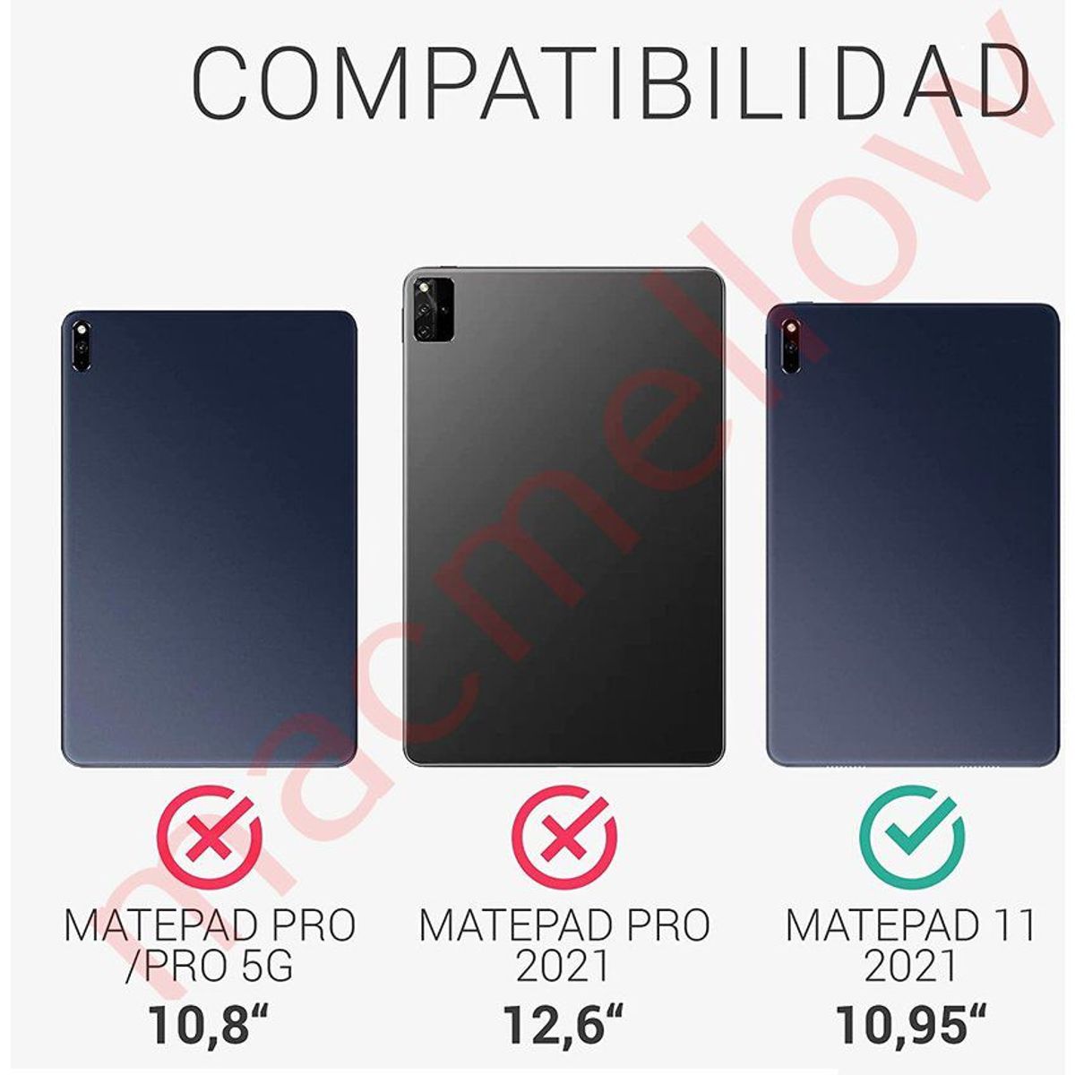GENERICO - Mica de Vidrio Templado para Huawei MatePad 11 2021 Protector Pantalla