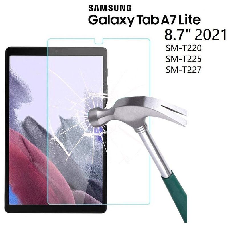 GENERICO - Samsung Tab A7 Lite 8.7 SM-T220 SM-T225 Mica de Vidrio Templado Lamina