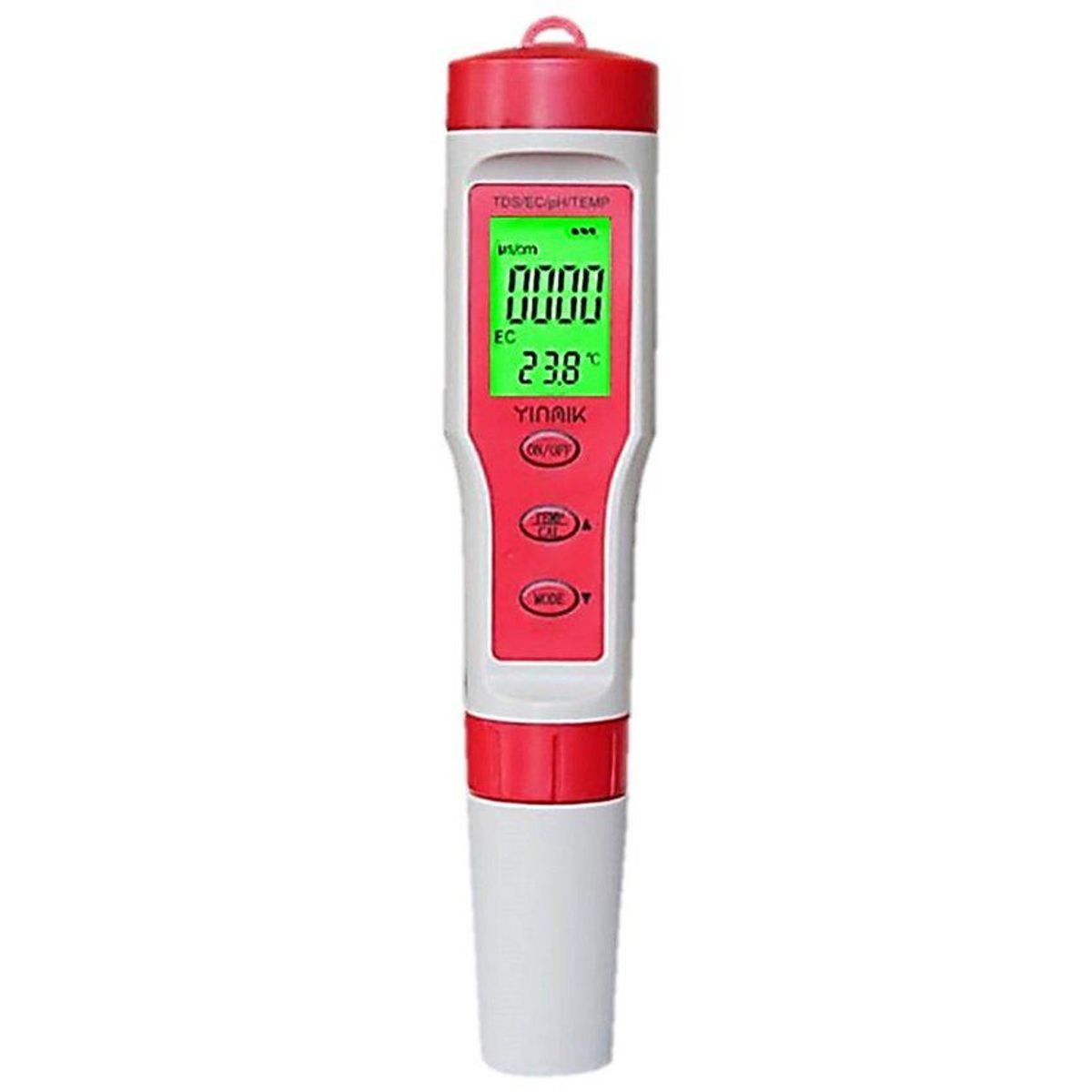 GENERICO - Medidor digital 4 en 1  ph tds ec temp calidad de agua