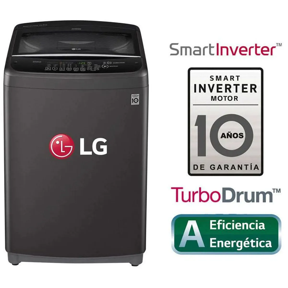 LG - Lavadora LG 13kg  Turbodrum Smart Inverter WT13BSB