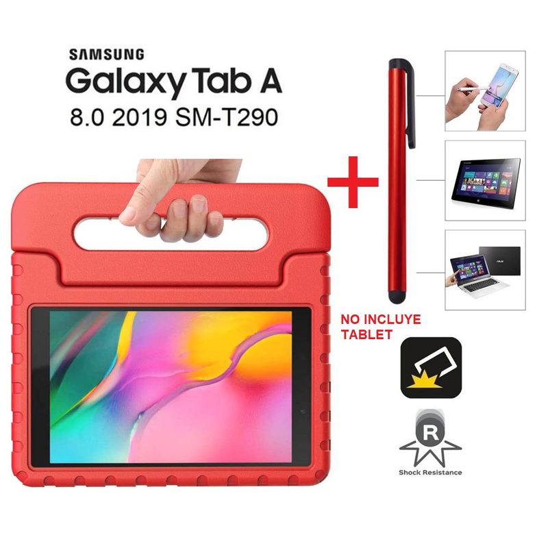 GENERICO - Funda Niños + Lápiz Táctil para Samsung Tab A 8.0 2019 SM-T290 T295