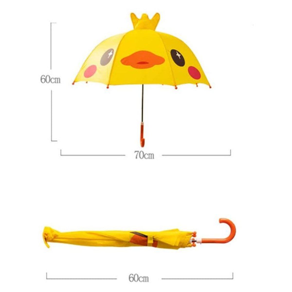 GENERICO - Paraguas sombrilla 3d infantil diseño ballena