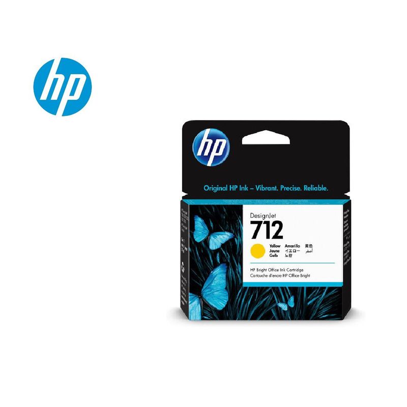 HP - TINTA HP 712A 3ED69A 29ML YELLOW