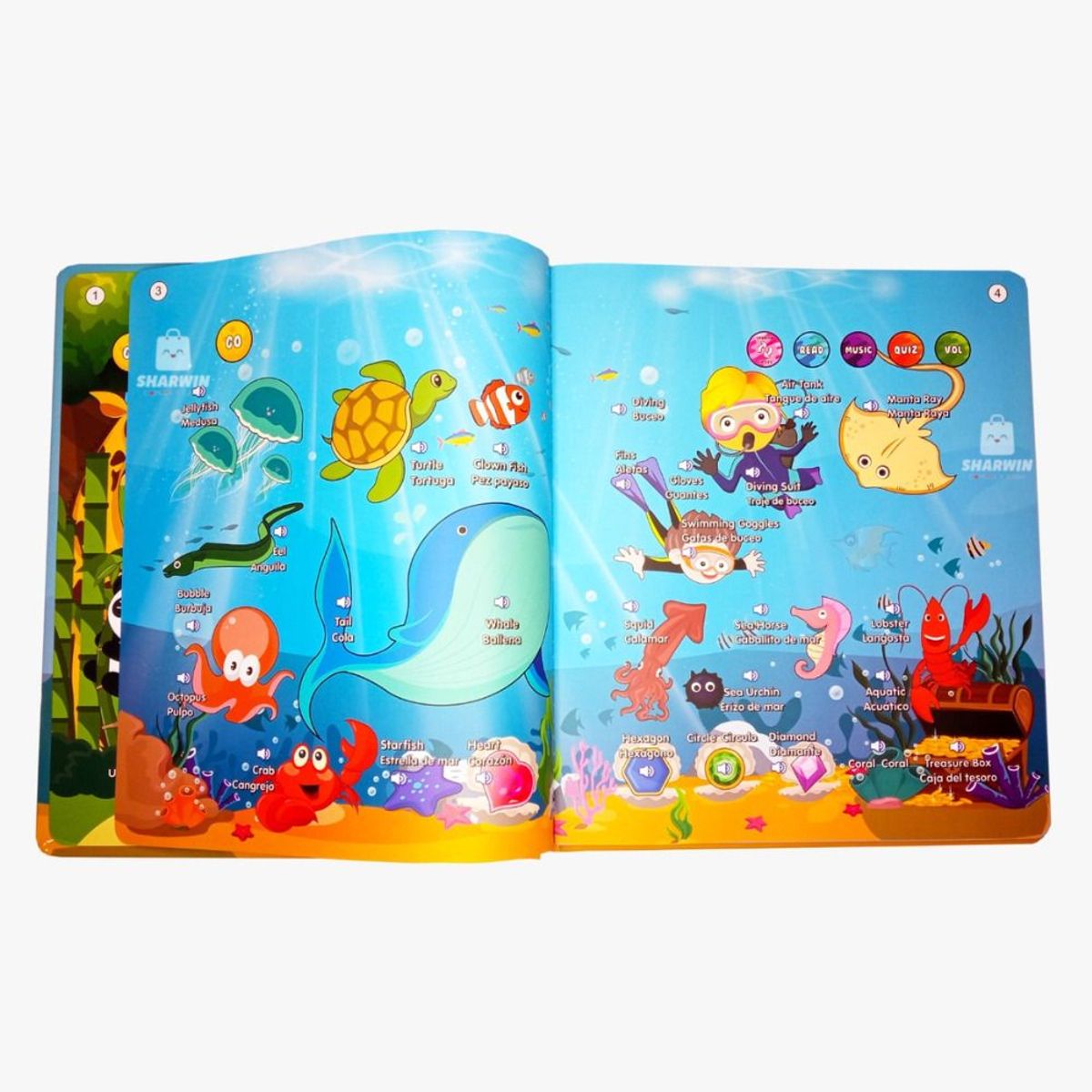 GENERICO - Audio libro Electrónico con sonido táctil mágico con voz