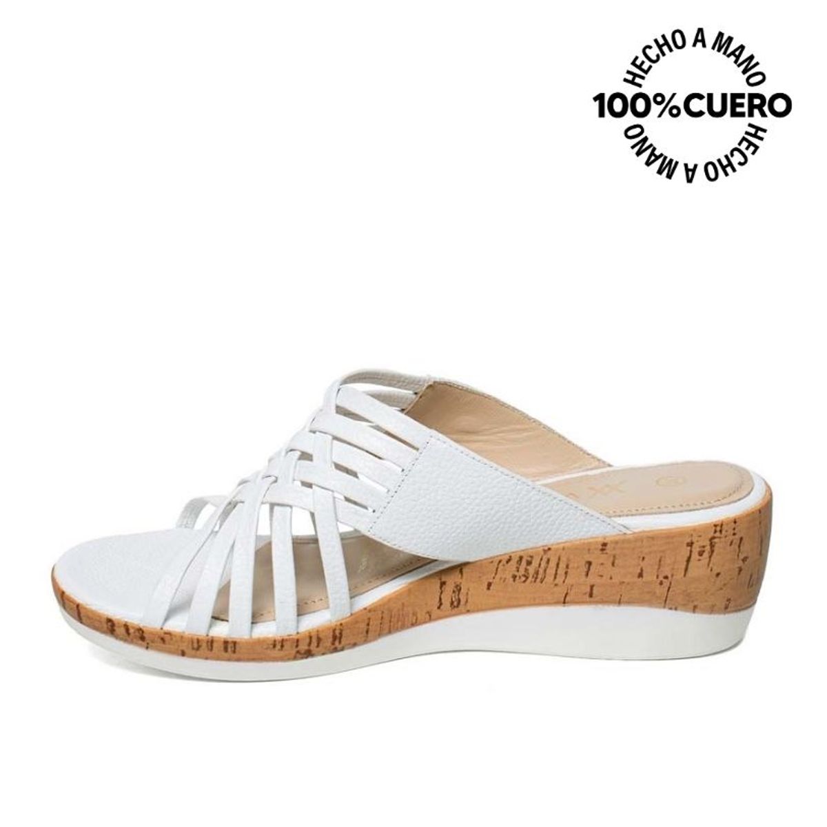 VIALE - SANDALIAS MUJER CUERO ALE-2301 BLA