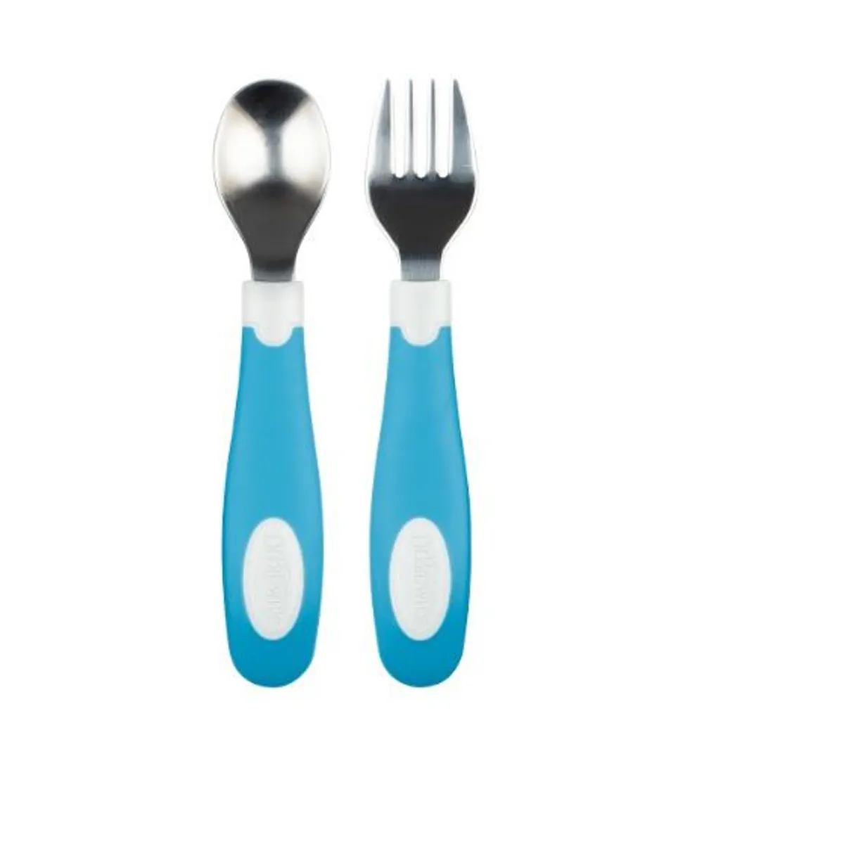 DR BROWNS - Set de Cuchara y Tenedor color Azul