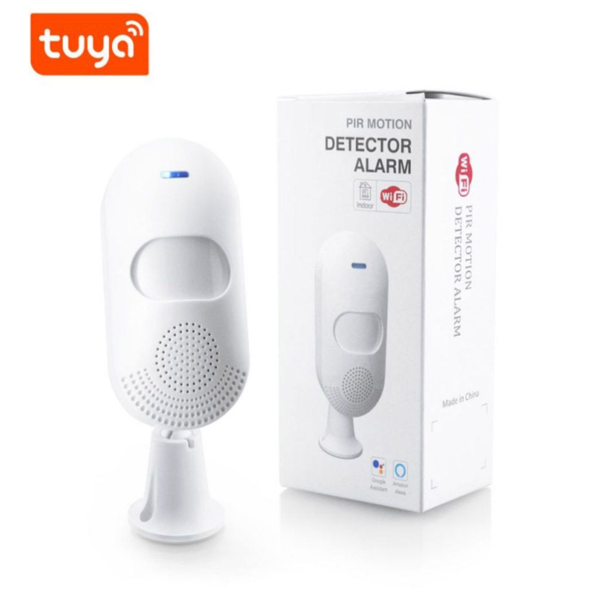 MN ELECTRONICS - Alarma PIR Sensor De Movimiento Wifi  Bocina Tuya