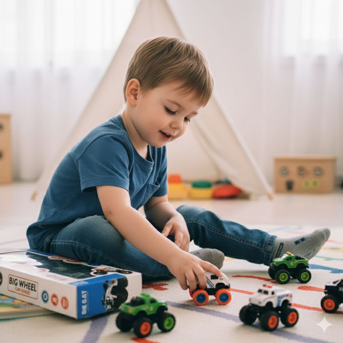 GENERICO - Set de Carros Big Wheel