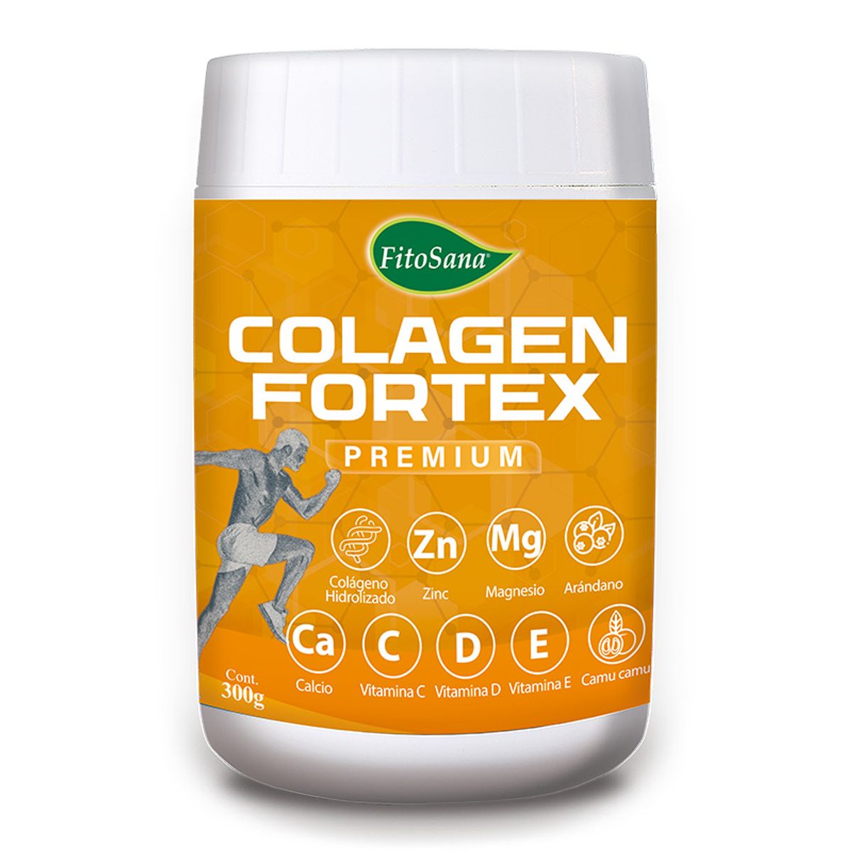 FITOSANA - Colágeno Premium Fortex con calcio, Mg y vitamina C x 300 gr Fitosana
