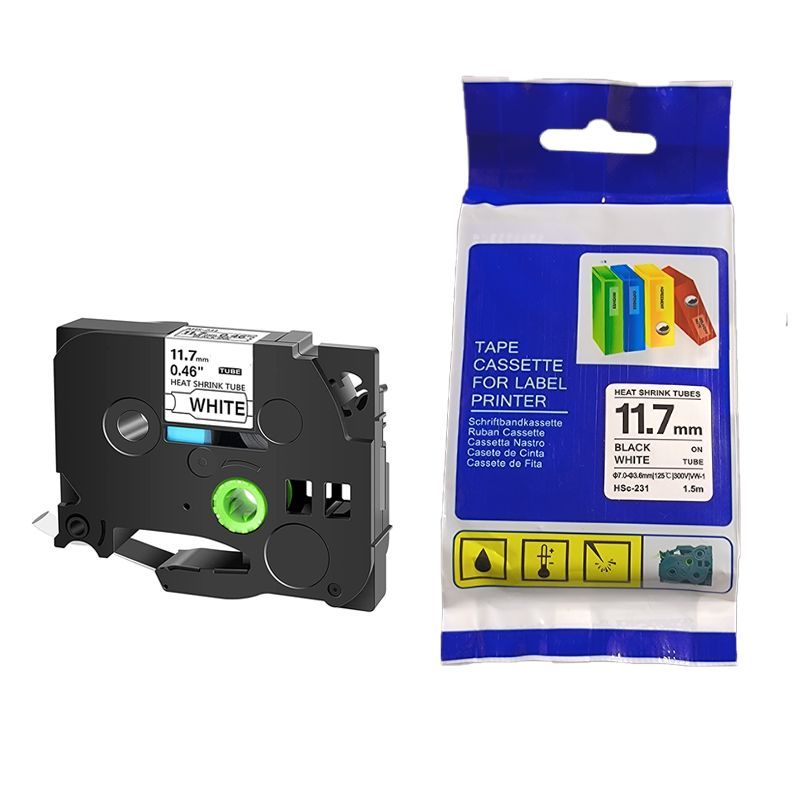GENERICO - HSC 231 CINTA COMPATIBLE TERMOCONTRAIBLE PARA ROTULADOR 11.7MM X 1.5M
