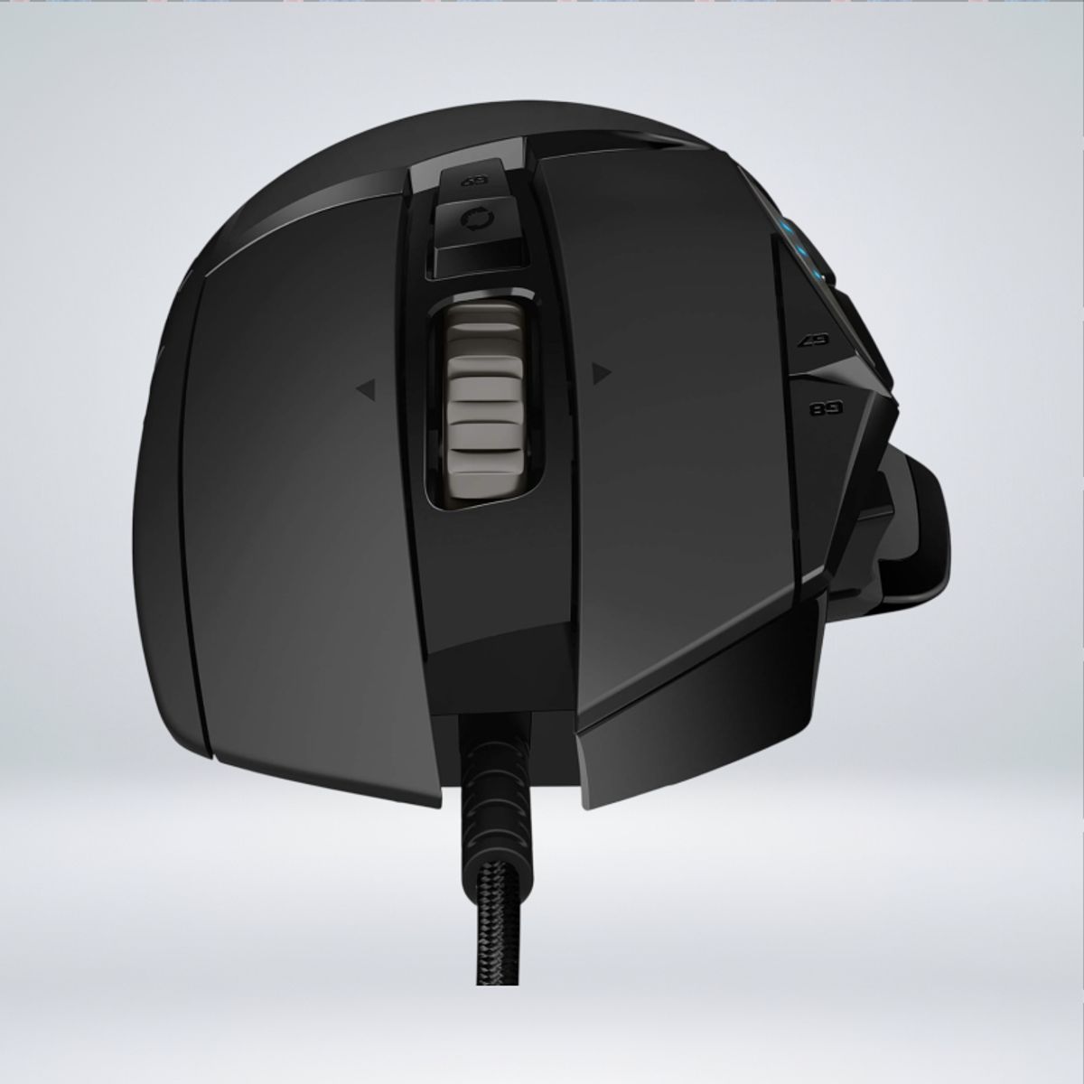 LOGITECH - MOUSE GAMER LOGITECH G502 RGB SENSOR HERO16K 11 BOTONES AJUSTABLES
