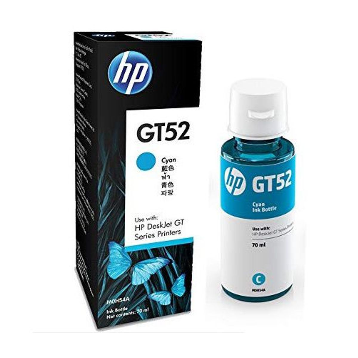 HP - TINTA HP M0H54AL (GT52) CYAN 8000 PAG