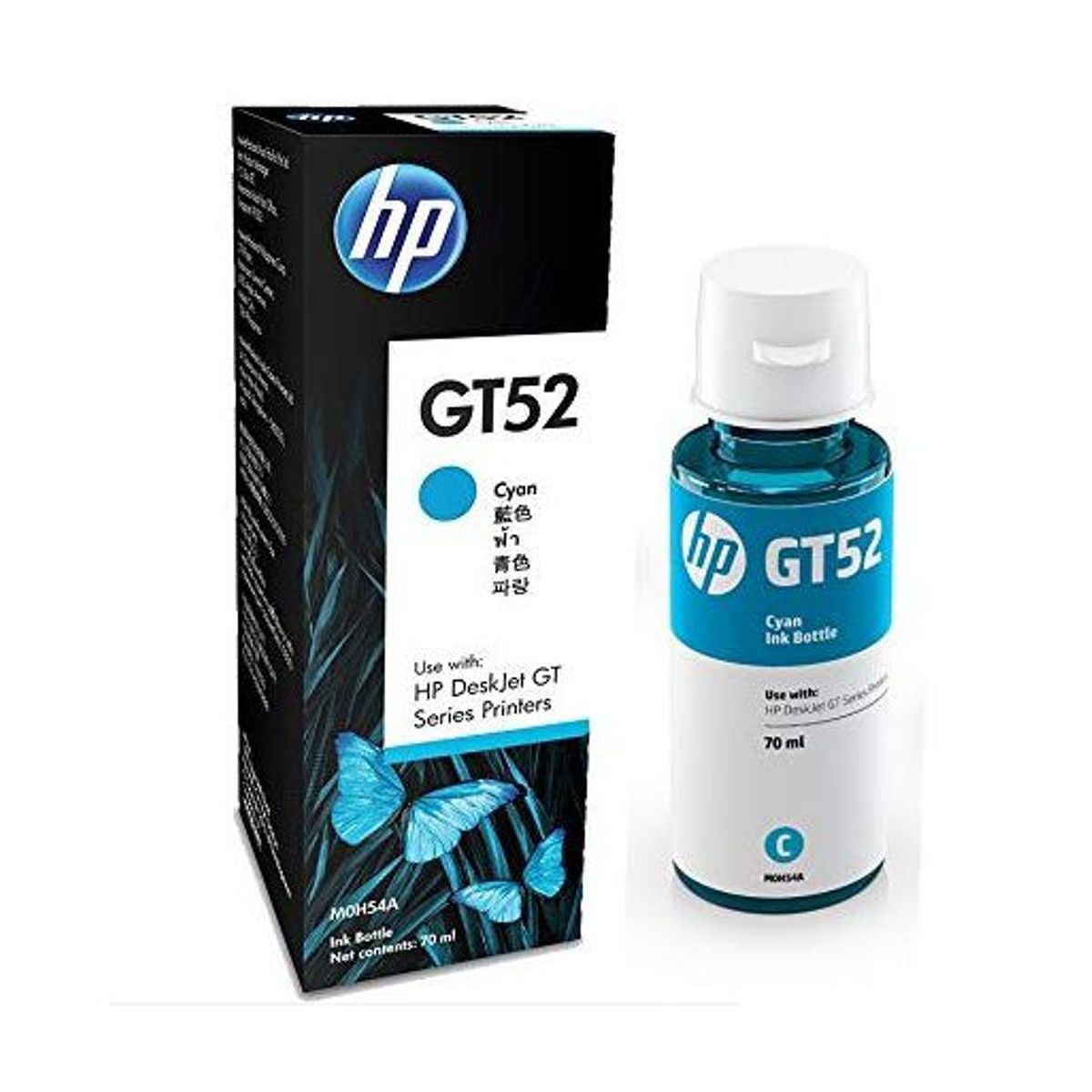 HP - TINTA HP M0H54AL (GT52) CYAN 8000 PAG