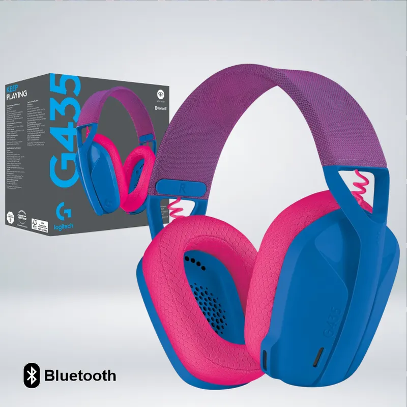 LOGITECH - AUDIFONO GAMER G435 BLUETOOTH LIGHTSPEED MULTIPLATAFORMA