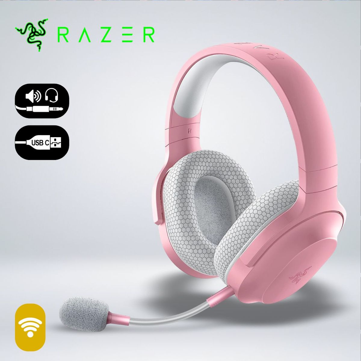 RAZER - AUDIFONO GAMER BARRACUDA X 2022 SONIDO 7.1 BLUETOOTH WIRELESS