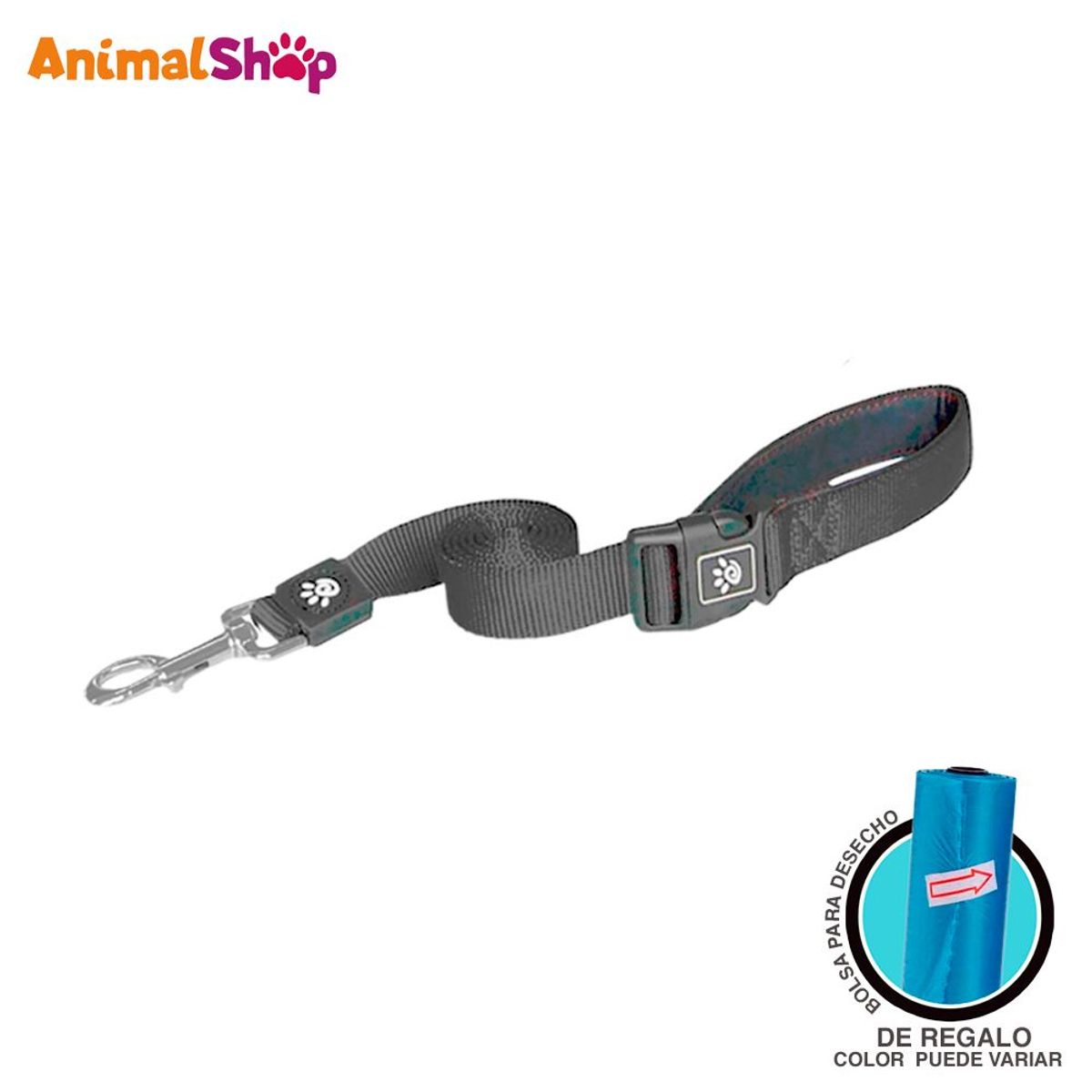 DOCO - Correa De Perro Doco Nylon 4Ft M Plomo 120 Cm Con Regalo