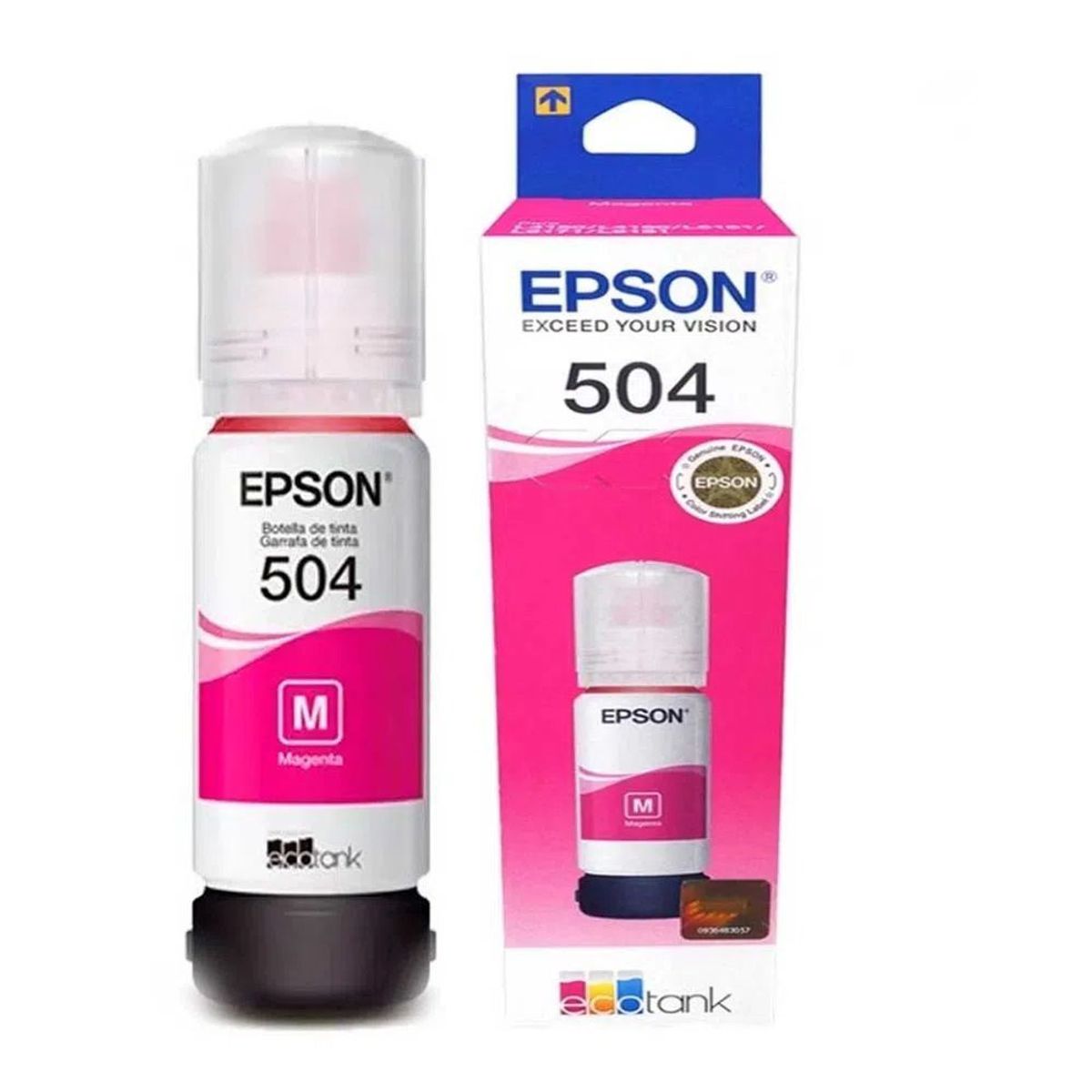 EPSON - Tinta Epson T504320-Al Magenta para L4150, L4160, L6161,  L6171, L6191