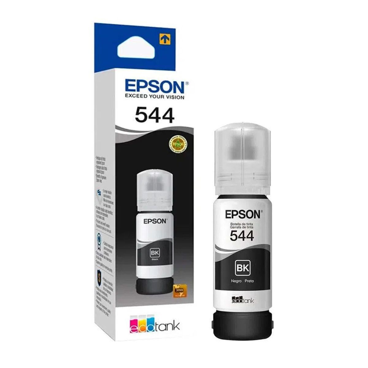 EPSON - Botella de tinta EPSON T544120-AL Color Negro contenido 65ml