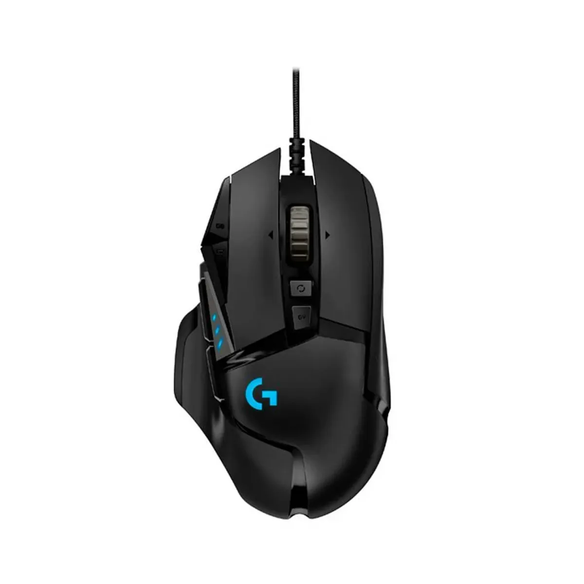 LOGITECH - MOUSE GAMER LOGITECH G502 HERO BLACK 25,600 DPI CABLEADO USB