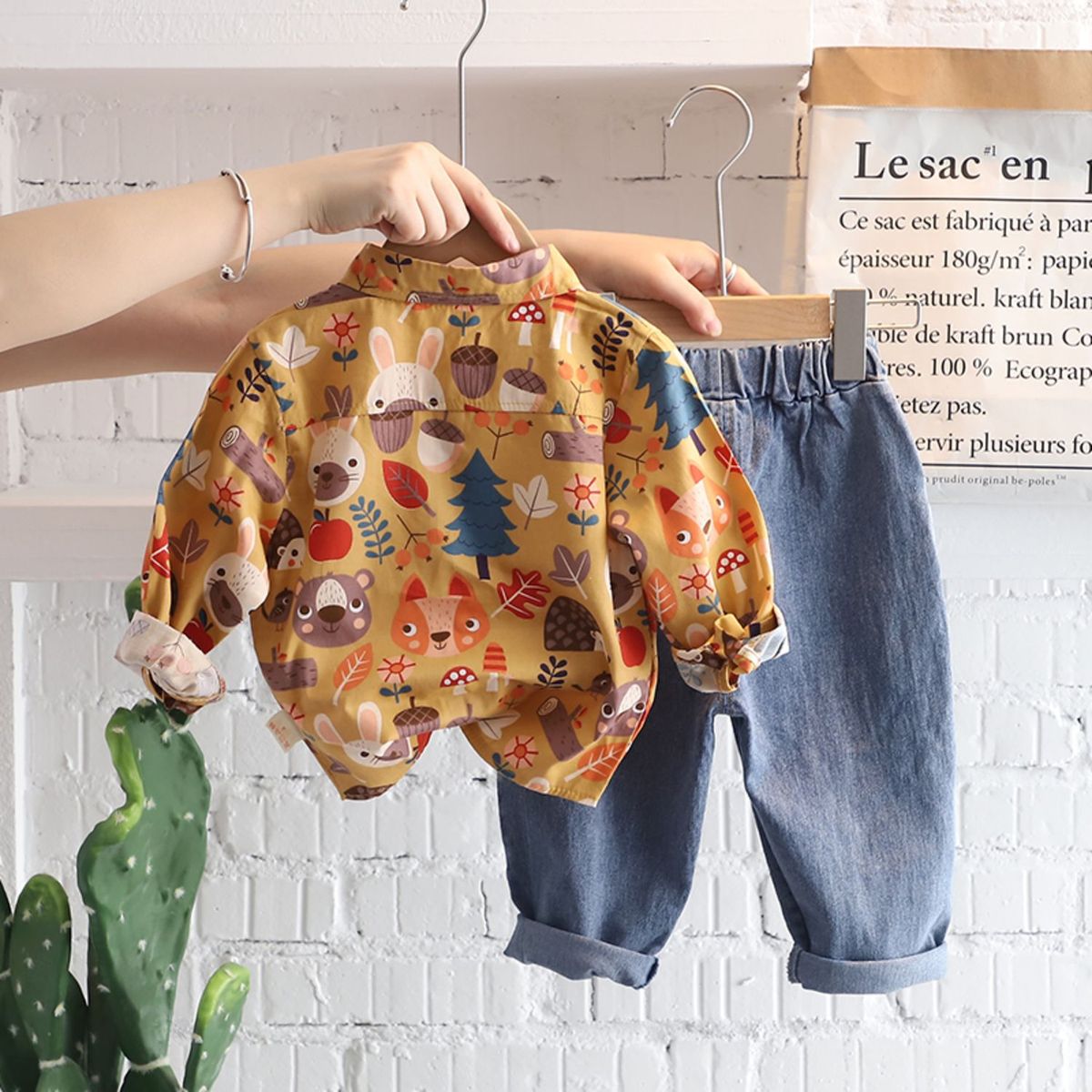 IMPORTADO MC - Ropa de Niño de 2 piezas Aventurero Amarillo