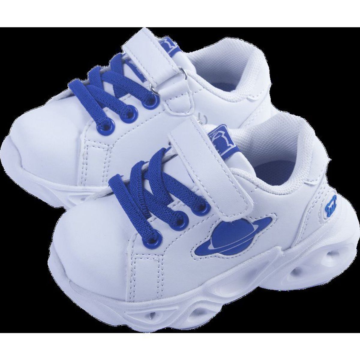 PILLIN - Zapatilla con luces bebé niño blanco