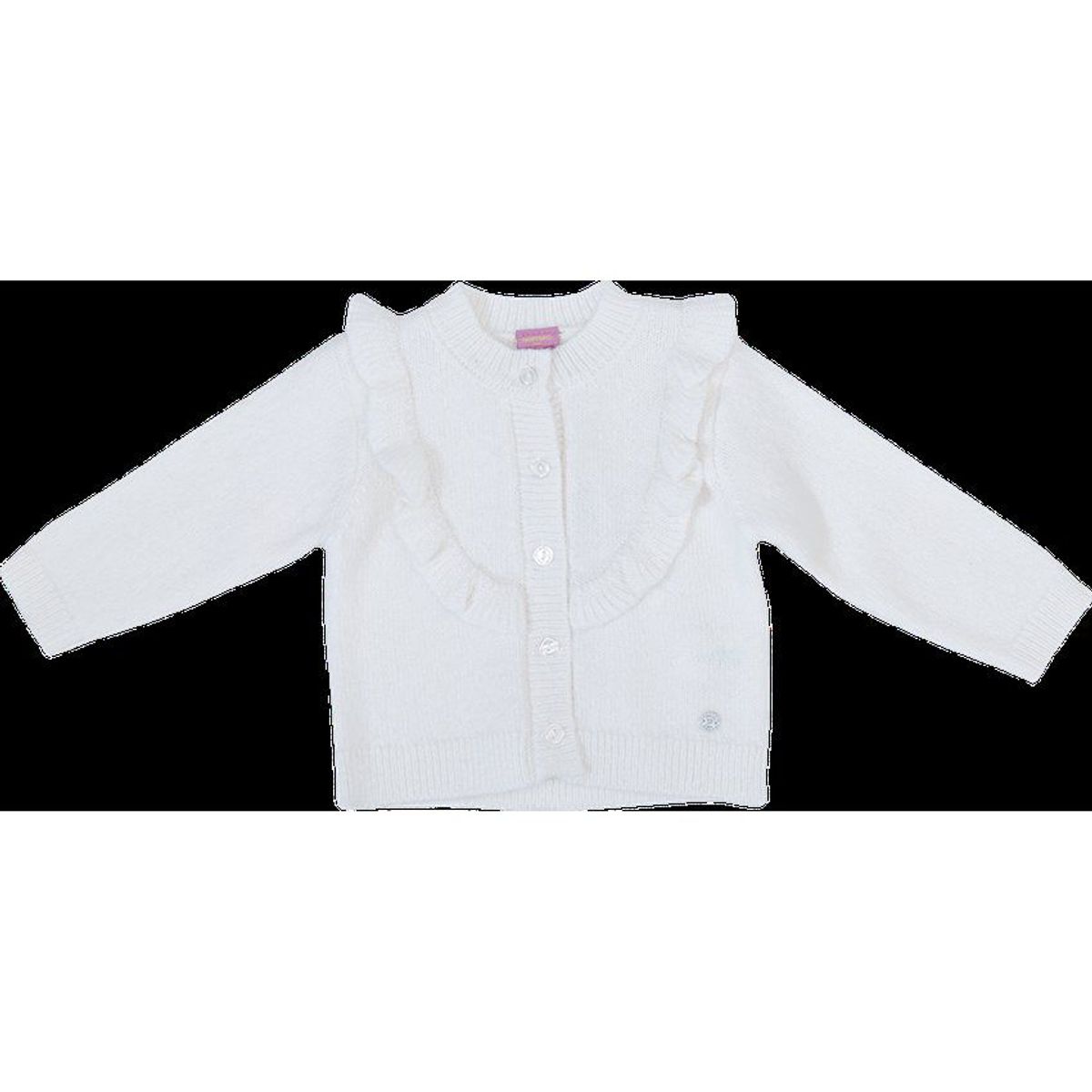 PILLIN - Chaleco bebe niña blanco