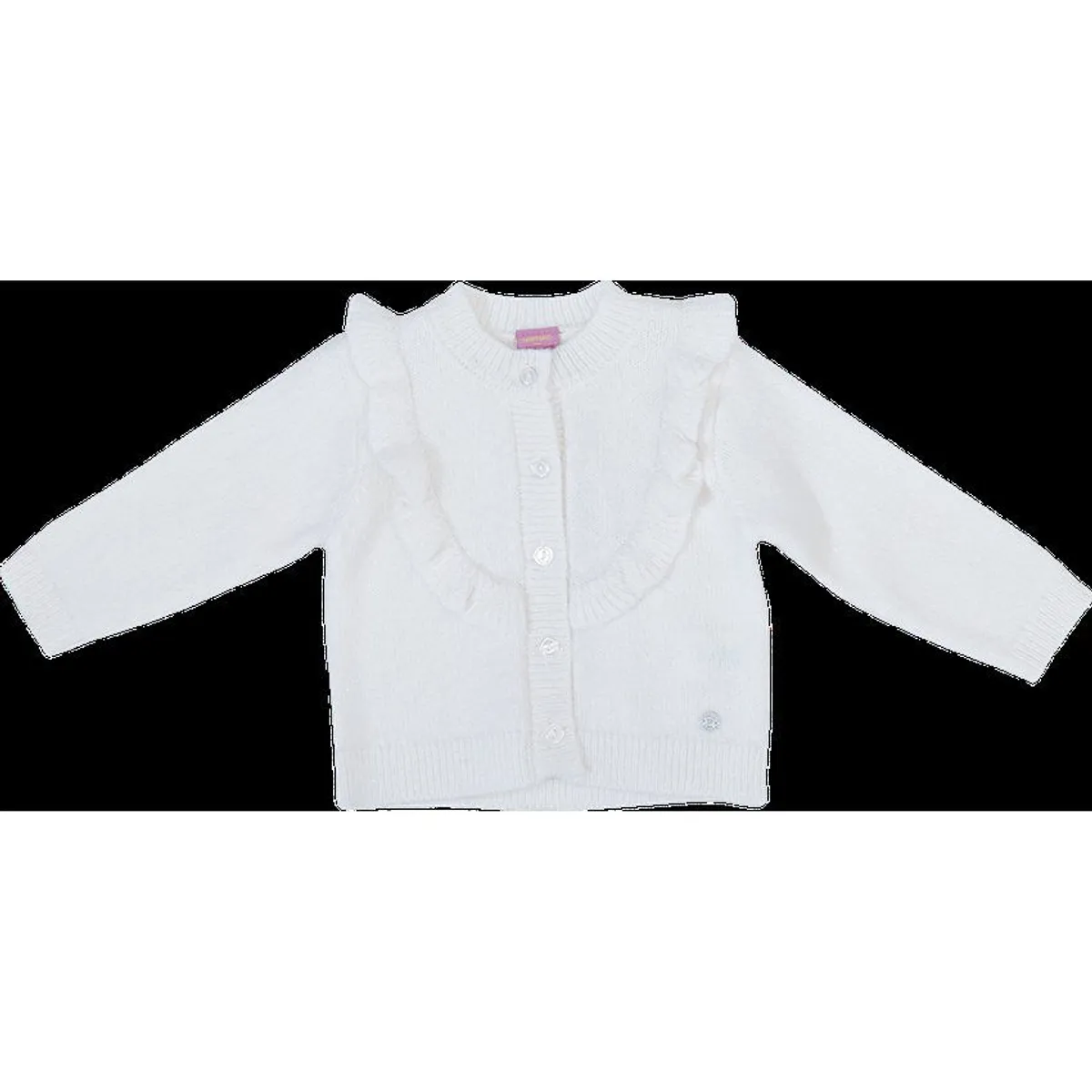 PILLIN - Chaleco bebe niña blanco