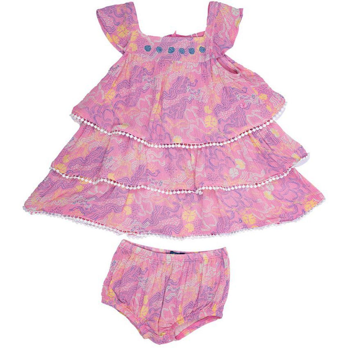 PILLIN - Vestido bebé niña rosado