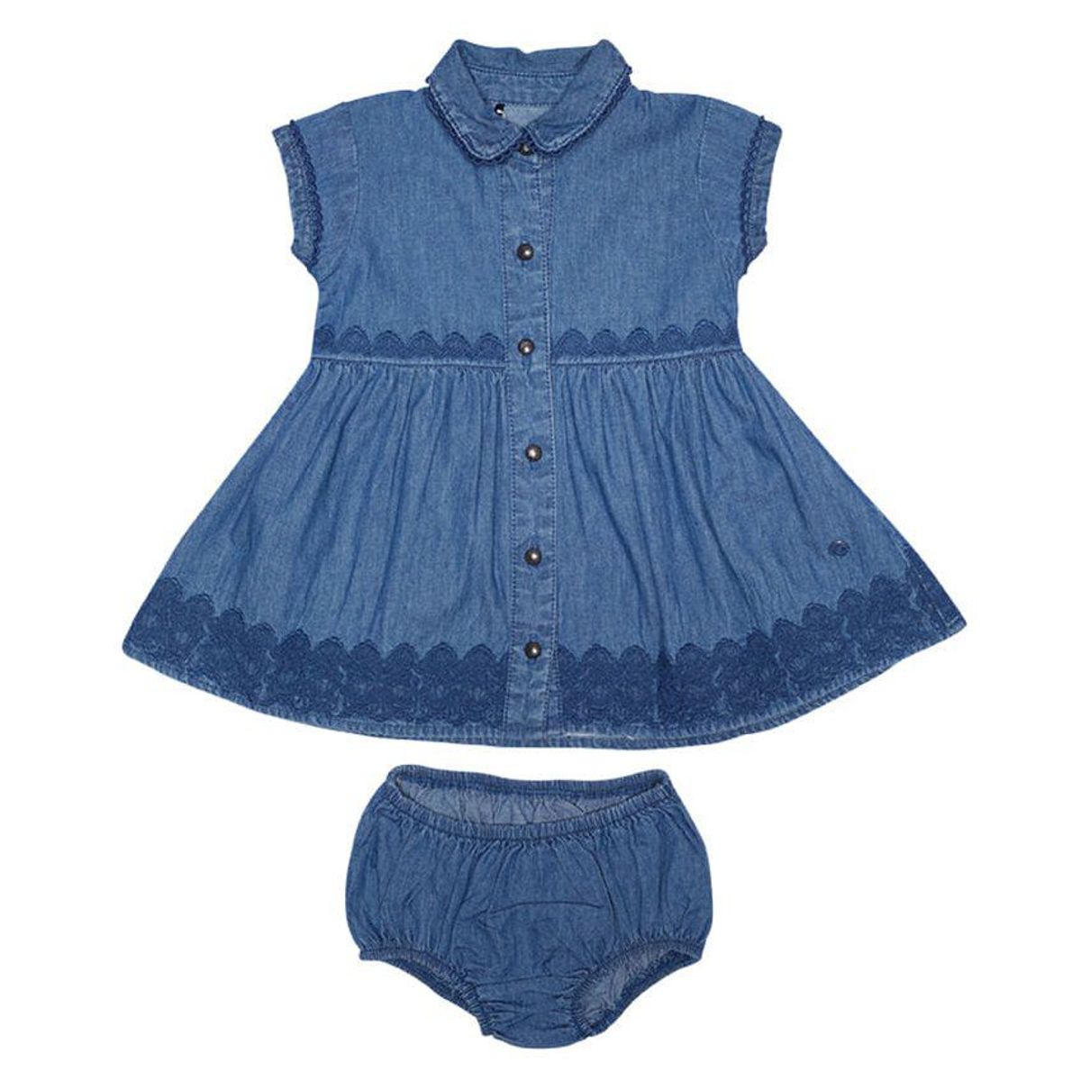 PILLIN - Vestido bebe niña azul