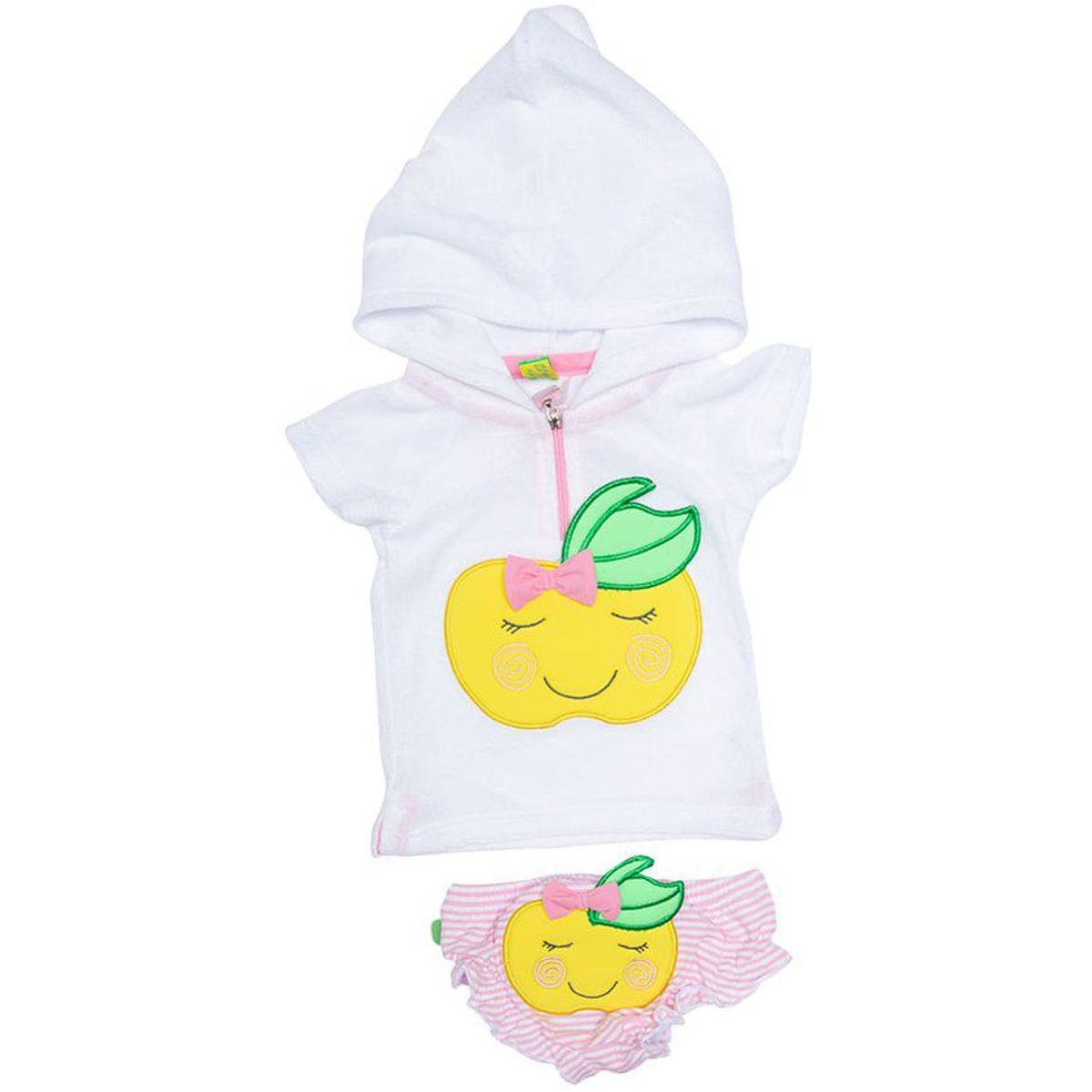 PILLIN - Pillin - traje de baño polo toalla 2 pcs rosado