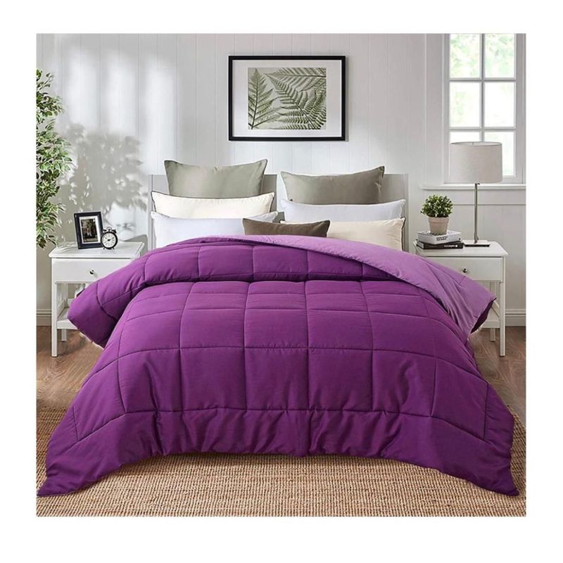 TEFI HOME - Edredón Bicolor Barney/Lila 1.5 PLAZA
